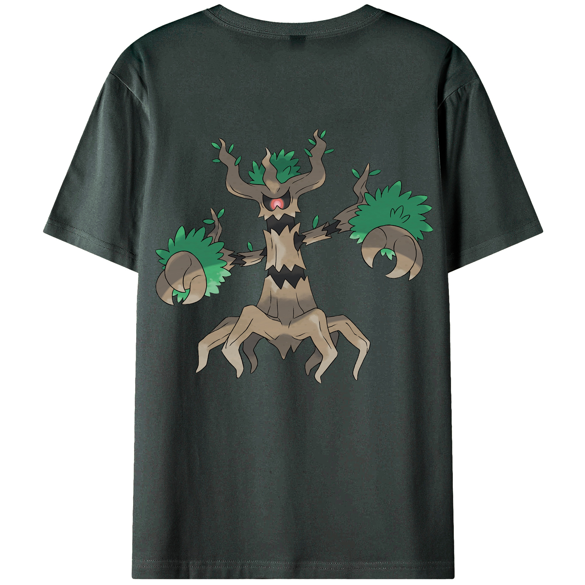 （画像用） ポケットモンスター Pokémon 綿100％ メンズ半袖Tシャツ（バックプリント） 通気性